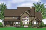 Cape Cod & New England House Plan Color Image of House - 011S-0159 - Shop House Plans and More