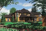 European House Plan Color Image of House - 011S-0161 - Shop House Plans and More