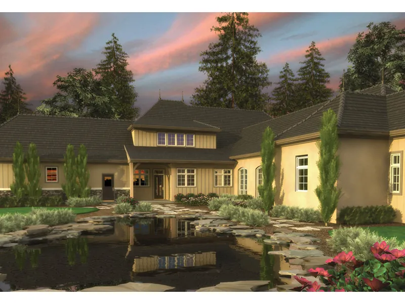 Country French House Plan Front Image - 011S-0170 - Shop House Plans and More
