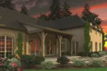 Country French House Plan Color Image of House - 011S-0170 - Shop House Plans and More