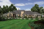 Spanish House Plan Front of House 011S-0182