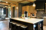Craftsman House Plan Kitchen Photo 01 - Montelle Hill Luxury Home Plans with Two Master Suites