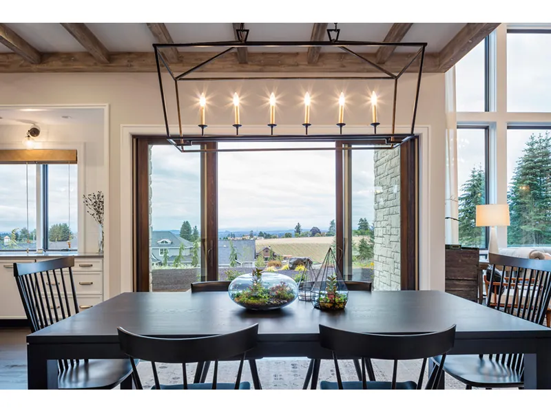 Modern Farmhouse Plan Dining Room Photo 01 - Asbury Park Luxury Home 011S-0196 - Search House Plans and More