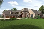 Modern Farmhouse Plan Front Image - Asbury Park Luxury Home 011S-0196 - Search House Plans and More