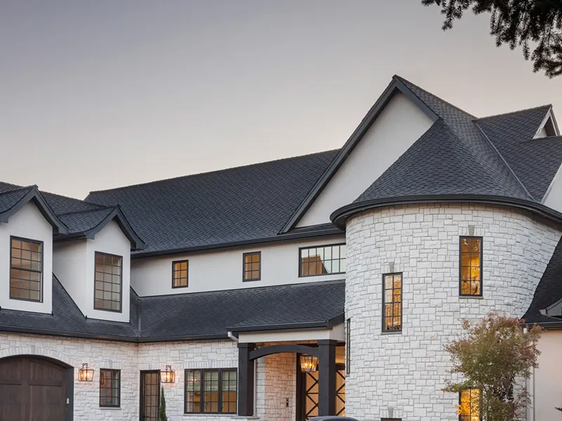 Modern Farmhouse Plan Front Photo 08 - Asbury Park Luxury Home 011S-0196 - Search House Plans and More