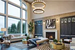 Modern Farmhouse Plan Great Room Photo 03 - Asbury Park Luxury Home 011S-0196 - Search House Plans and More