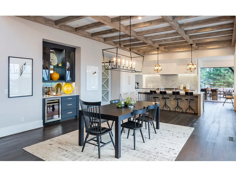 Modern Farmhouse Plan Kitchen Photo 06 - Asbury Park Luxury Home 011S-0196 - Search House Plans and More