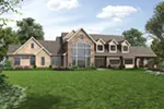 Modern Farmhouse Plan Side View Photo 01 - Asbury Park Luxury Home 011S-0196 - Search House Plans and More