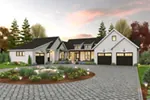 Country House Plan Front of Home - 011S-0219 - Shop House Plans and More