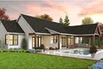 Country House Plan Rear Photo 02 - 011S-0219 - Shop House Plans and More