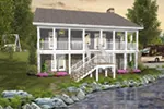 Traditional House Plan Rear Photo 01 - Eunice Farm Country Home 013D-0199 - Search House Plans and More