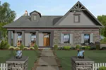 Cabin & Cottage House Plan Front of Home - 013D-0203 - Shop House Plans and More