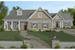 Craftsman House Plan Front of Home - 013D-0204 - Shop House Plans and More