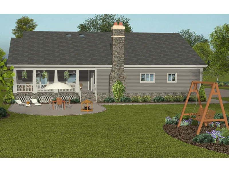 Country House Plan Rear Photo 01 - 013D-0212 - Shop House Plans and More