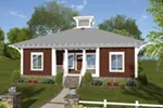 Craftsman House Plan Front of Home - Eco Box Green Home 013D-0216 - Search House Plans and More