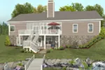 Country House Plan Rear Photo 01 - Creekstone Country Ranch Home 013D-0217 - Search House Plans and More