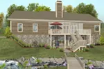 Cabin & Cottage House Plan Rear Photo 01 - Brookwood Hill Ranch Home 013D-0218 - Search House Plans and More