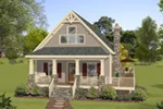 Vacation House Plan Front of Home - Mountain Laurel Vacation Home 013D-0221 - Shop House Plans and More