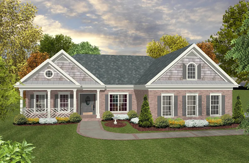 Front of Home - Bedford Bay 013D-0224 - Search House Plans and More