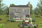Bungalow House Plan Rear Photo 01 - Sandal Wood Arts And Craft Home 013D-0234 - Shop House Plans and More