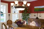 Prairie House Plan Dining Room Photo 03 - Clarksdale Luxury Home 013S-0008 - Search House Plans and More