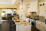 Prairie House Plan Kitchen Photo 02 - Clarksdale Luxury Home 013S-0008 - Search House Plans and More