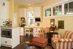 Prairie House Plan Sitting Area Photo - Clarksdale Luxury Home 013S-0008 - Search House Plans and More