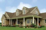 Arts & Crafts House Plan Front Photo 01 - Callaway Farm Country Home 016D-0049 - Search House Plans and More