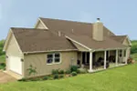 Arts & Crafts House Plan Rear Photo 02 - Callaway Farm Country Home 016D-0049 - Search House Plans and More