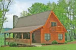 Contemporary House Plan Side View Photo 01 - Quailrun Rustic Acadian Home 016D-0102 - Search House Plans and More
