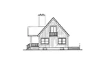 Vacation House Plan Rear Elevation - Glencoe Summit A-Frame Home 016D-0113 - Search House Plans and More