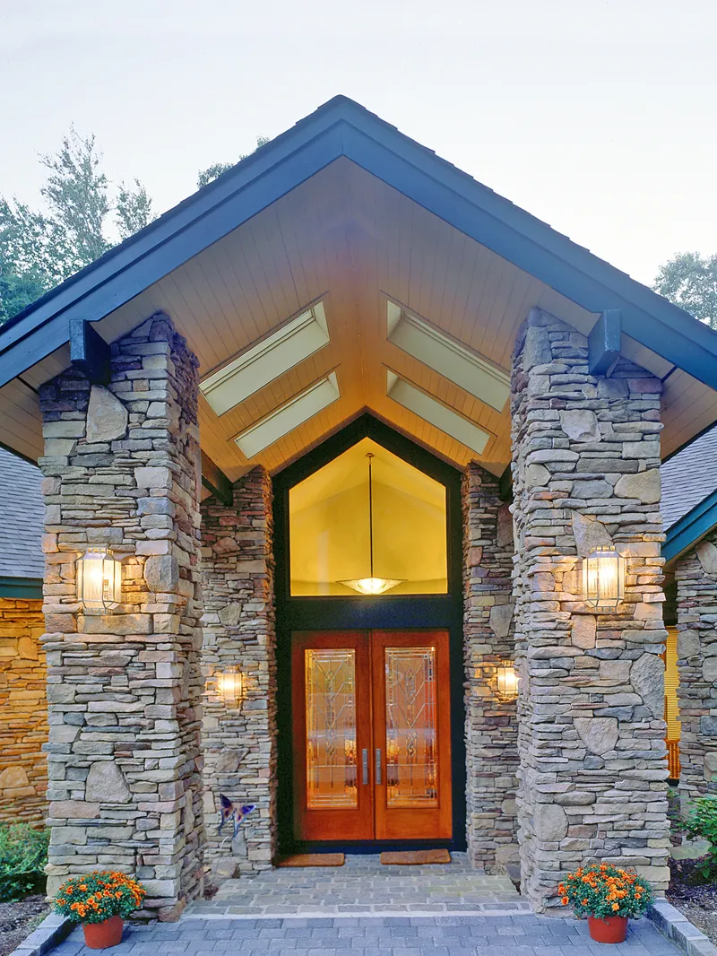 Contemporary House Plan Entry Photo 01 - Miller Luxury Craftsman Home 016S-0001 - Shop House Plans and More
