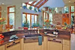 Contemporary House Plan Kitchen Photo 01 - Miller Luxury Craftsman Home 016S-0001 - Shop House Plans and More