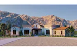Sunbelt House Plan Front of Home - Cordero Southwestern Home 019D-0046 - Search House Plans and More