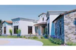 Sunbelt House Plan Front Photo 01 - Cordero Southwestern Home 019D-0046 - Search House Plans and More