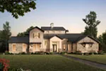 Modern Farmhouse Plan Front of Home - 019D-0049 - Shop House Plans and More