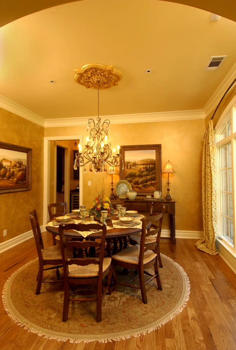 Luxury House Plan Dining Room Photo 01 - Darby Hill European Style Home 019S-0003 - Search House Plans and More