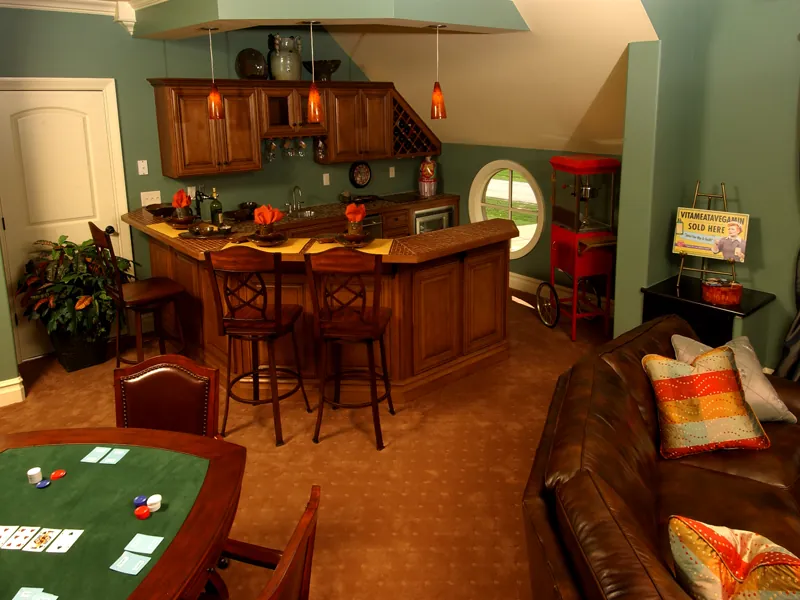 Luxury House Plan Recreation Room Photo 01 - Darby Hill European Style Home 019S-0003 - Search House Plans and More