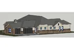 Southwestern House Plan Rear Photo 01 - 019S-0005 - Shop House Plans and More
