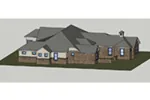 Southwestern House Plan Side View Photo 01 - 019S-0005 - Shop House Plans and More