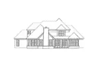 Luxury House Plan Rear Elevation - 019S-0011 - Shop House Plans and More