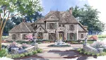 Luxury House Plan Front of Home - 019S-0047 - Shop House Plans and More