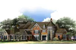 Country French House Plan Front of Home - 019S-0048 - Shop House Plans and More