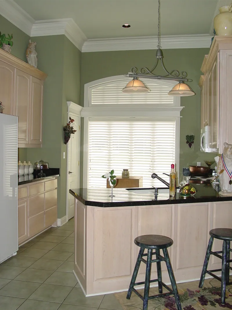 Florida House Plan Kitchen Photo 02 - Knights Manor European Home 020D-0266 - Search House Plans and More