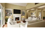 Country House Plan Living Room Photo 01 - Layton Country Craftsman Home 020D-0344 - Shop House Plans and More
