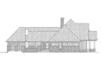 Craftsman House Plan Left Elevation - Bambury Tudor Craftsman Home 020D-0346 - Search House Plans and More