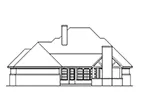Craftsman House Plan Rear Elevation - Bambury Tudor Craftsman Home 020D-0346 - Search House Plans and More