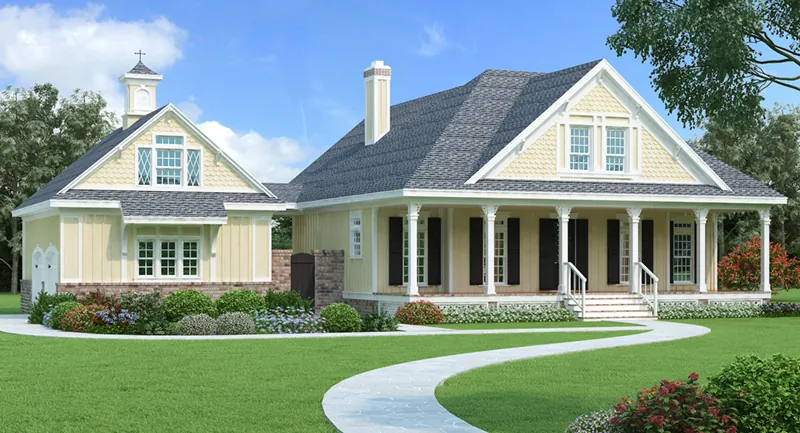 Front of Home - Dianna Country Home 020D-0347 - Search House Plans and More