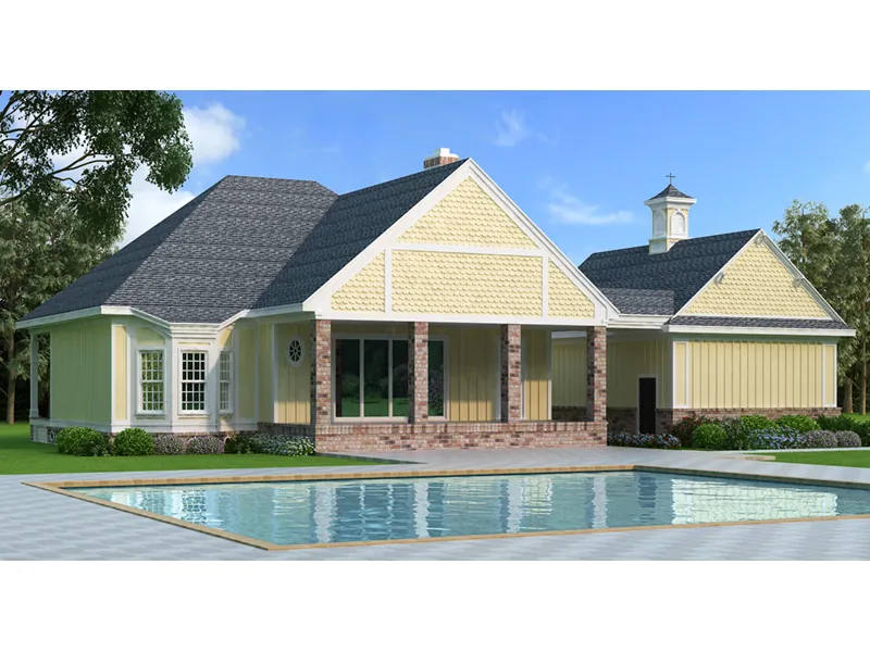 Rear Photo 01 - Dianna Country Home 020D-0347 - Search House Plans and More