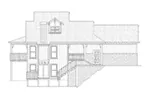 Traditional House Plan Left Elevation - Simeon Tudor Home 020D-0350 - Shop House Plans and More